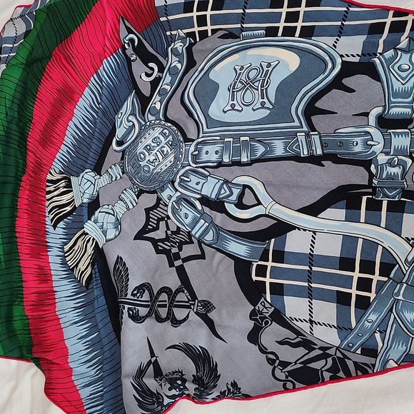 Hermès Cheval Punk Scarf/Losange Cashmere & Silk - Picture 12 of 14